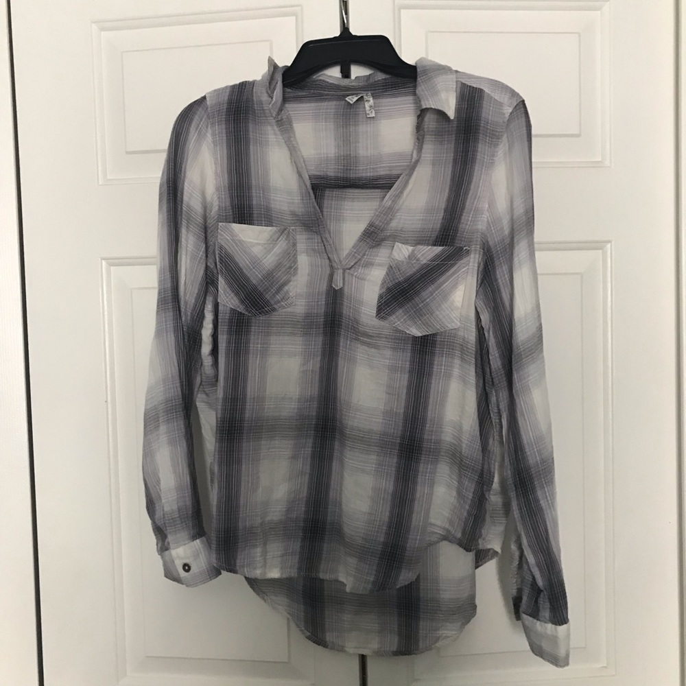 love sleeve light purple/pink/black flannel